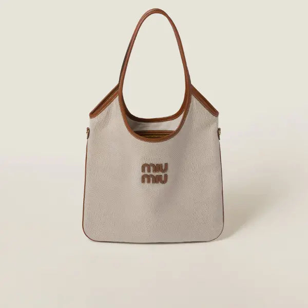 MIU 아이비 캔버스 백